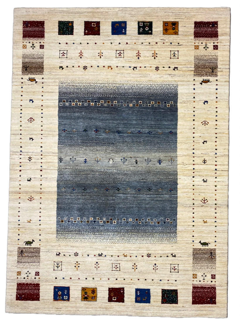 ORIENTTEPPICH 200/300 cm Mother Earth Grey Grau, Naturfarben, Dunkelgrau  - Dunkelgrau/Naturfarben, LIFESTYLE, Textil (200/300cm) - Cazaris