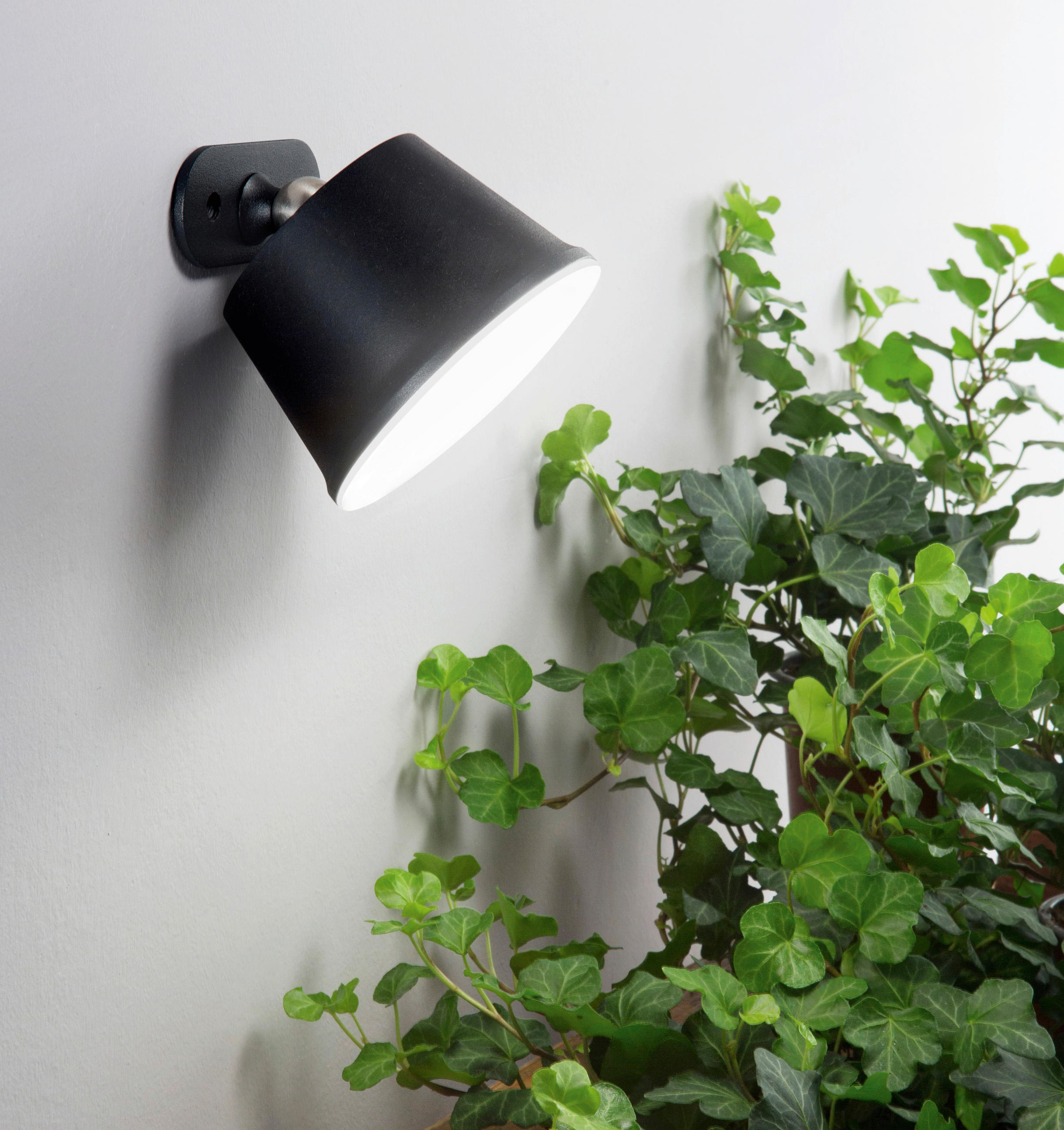 LED-TISCHLEUCHTE Armanda 10/34 cm   - Schwarz, Basics, Metall (10/34cm) - Fabas Luce