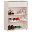 SCHUHSCHRANK  in 74,5/99,1/34,9 cm  - Sandfarben/Grau, MODERN, Holzwerkstoff/Kunststoff (74,5/99,1/34,9cm) - Carryhome