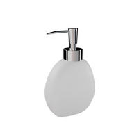 SEIFENSPENDER Kunststoff  - Chromfarben/Weiß, Basics, Kunststoff (6/16/8cm) - Sadena