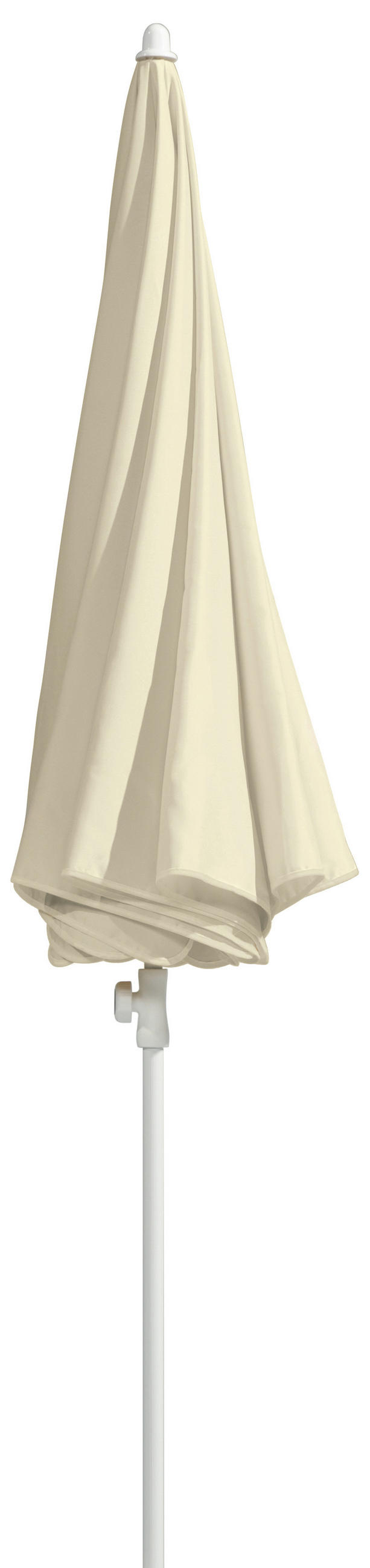SONNENSCHIRM 200 cm Naturfarben  - Weiß/Naturfarben, Basics, Textil/Metall (200/215/200cm) - Schneider