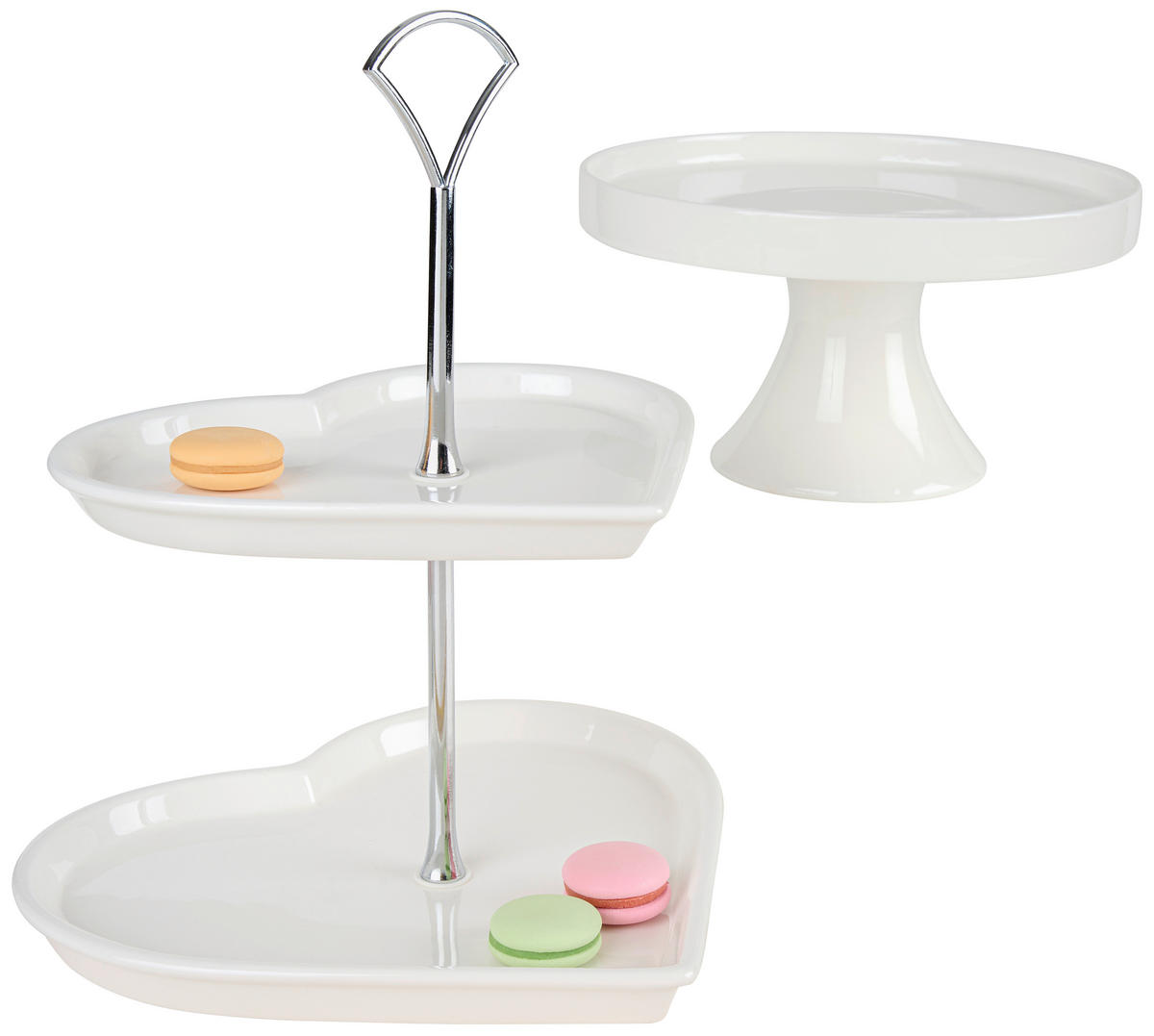 TORTENPLATTE 20/11 cm  - Weiß, Basics, Keramik (20/11cm)