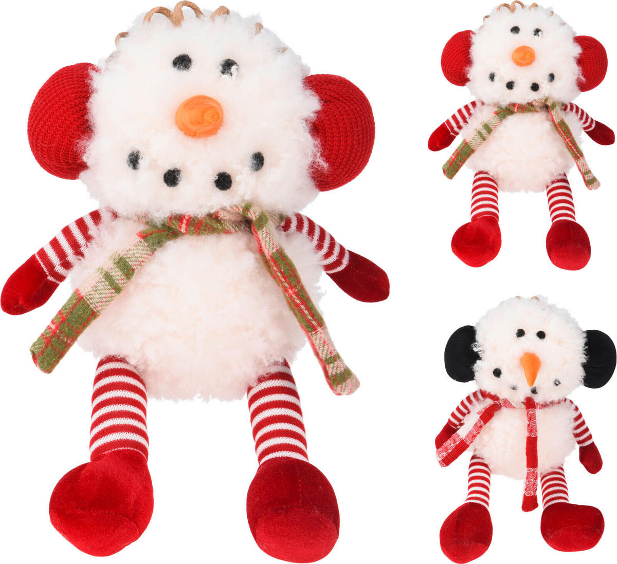 VÁNOČNÍ FIGURKA - vícebarevná, Basics, kámen (24/24/24cm)