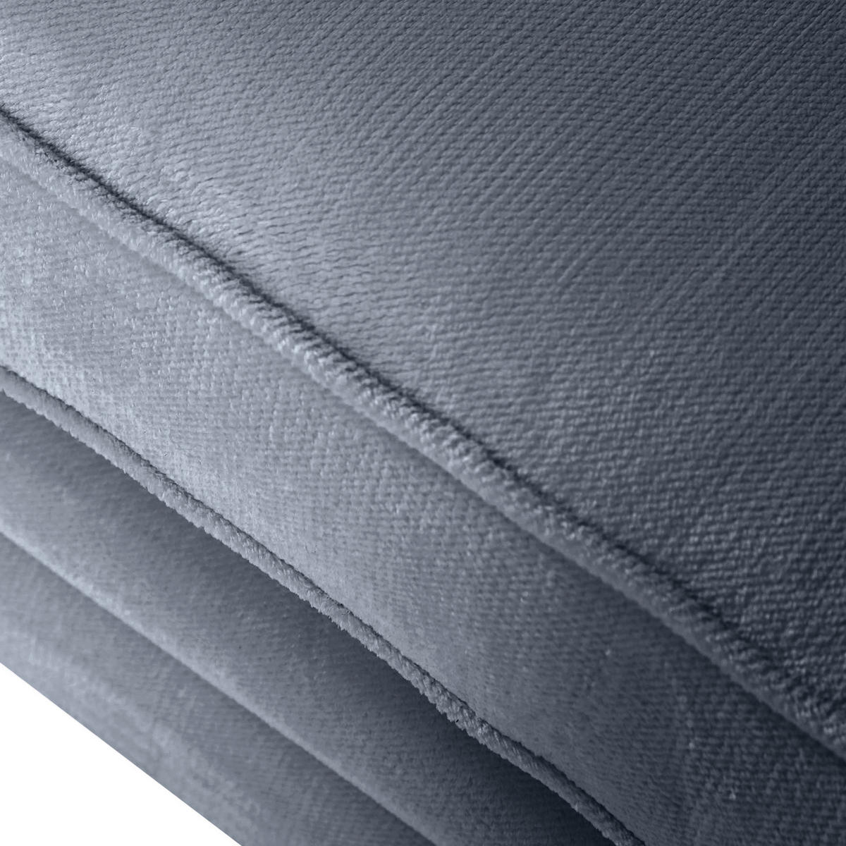 BIG SOFFA i plysch petrol  - furufärgad/petrol, Trend, trä/textil (273/85/110cm) - MID.YOU