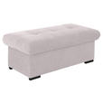 HOCKERBANK SALSA -EXKLUSIV- - Beige/Schwarz, Design, Kunststoff/Textil (108/42/54cm) - Xora
