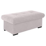 HOCKERBANK SALSA -EXKLUSIV- - Beige/Schwarz, Design, Kunststoff/Textil (108/42/54cm) - Xora