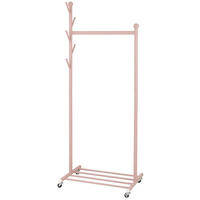 KLEIDERWAGEN in Pink 68/171/43 cm   - Pink, Design, Kunststoff/Metall (68/171/43cm) - MID.YOU