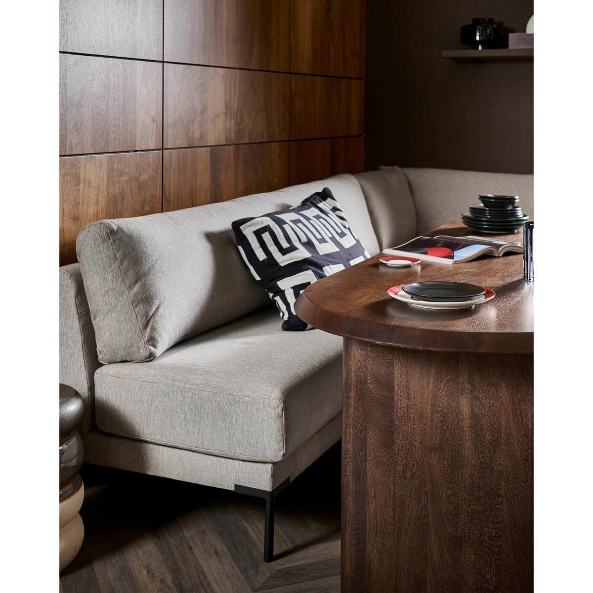 ESSTISCH in Holz 240/90/75 cm  - Walnussfarben, MODERN, Holz (240/90/75cm) - Livetastic