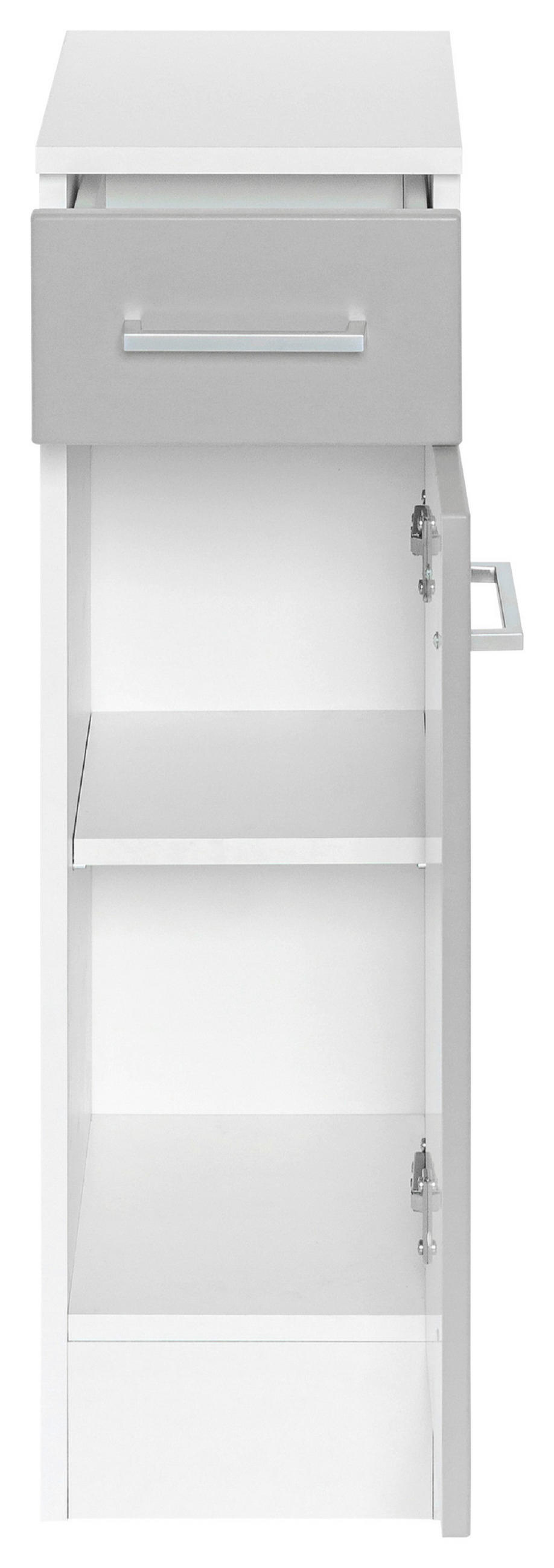 UNDERSKÅP  - vit/ljusgrå, Modern, metall/trämaterial (25/84/35cm) - Held