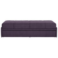 SCHLAFSOFA Flachgewebe Violett  - Violett, Design, Textil (212/56/98cm) - Bali