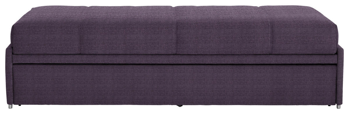 SCHLAFSOFA Flachgewebe Violett  - Violett, Design, Textil (212/56/98cm) - Bali