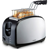 TOASTER  - Schwarz, MODERN, Kunststoff (28,5/17/19,4cm) - Trisa Electronics