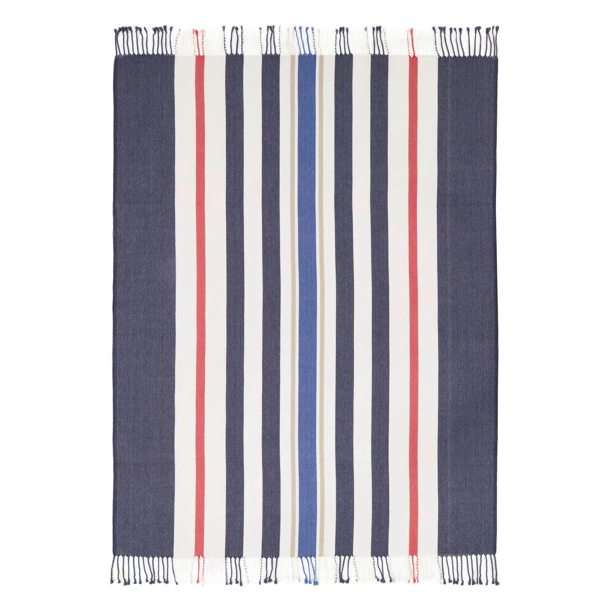 PLÉD 130/170 cm  - kék, Basics, textil (130/170cm) - Tommy Hilfiger