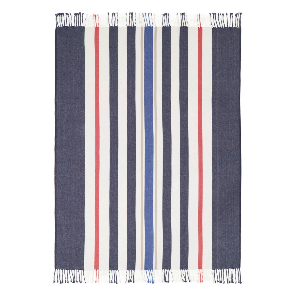 PLÉD 130/170 cm  - kék, Basics, textil (130/170cm) - Tommy Hilfiger