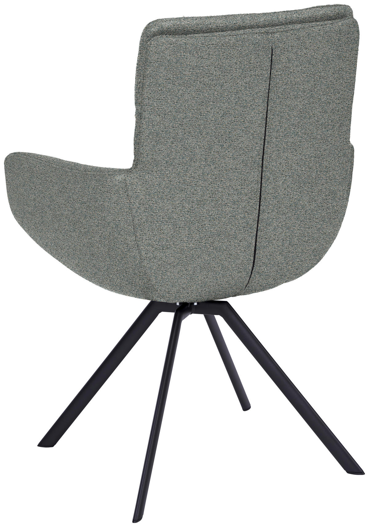 ARMLEHNSTUHL  Lederauswahl, Stoffauswahl, Gestellauswahl Flachgewebe  Anthrazit, Hellblau  - Anthrazit/Hellblau, Design, Textil/Metall (61/90/64cm) - Venjakob