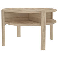 COUCHTISCH 74,4/74,4/45,5 cm rund Sonoma Eiche  - Sonoma Eiche, ROMANTIK / LANDHAUS, Holzwerkstoff (74,4/74,4/45,5cm) - Ti'me