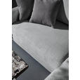 ECKSOFA  in Cord Hellgrau  240/175 cm  - Dunkelgrau/Hellgrau, Design, Kunststoff/Textil (240/175cm) - Xora