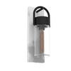 AUßENWANDLEUCHTE Carraro 13/11,5/38 cm   - Klar/Schwarz, KONVENTIONELL, Glas/Metall (13/11,5/38cm) - Eglo