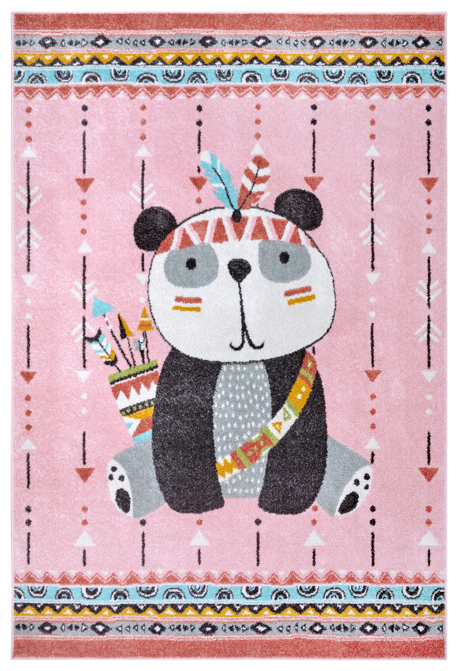 KINDERTEPPICH 120/170 cm Adventures  - Hellrosa/Multicolor, Design, Kunststoff (120/170cm) - Ben'n'jen