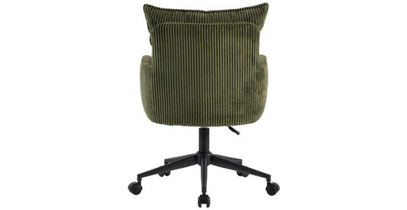 DREHSTUHL  in Webstoff Grün, Schwarz  - Schwarz/Grün, Design, Kunststoff/Textil (58/84,5/92/64cm) - Carryhome