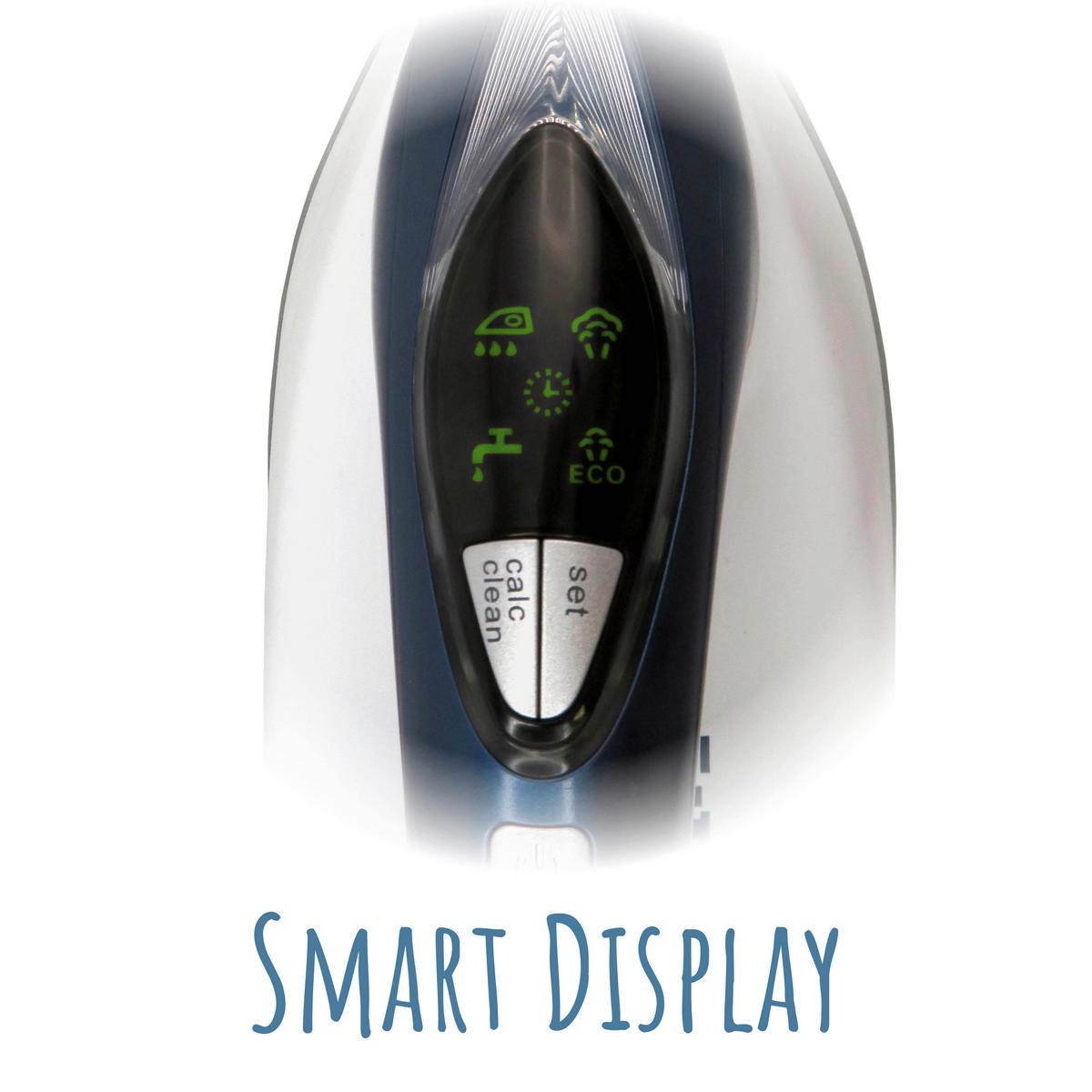 DAMPFBÜGELEISEN - Blau/Weiss, Modern, Keramik/Kunststoff (32.50/19/23cm) - Trisa Electronics