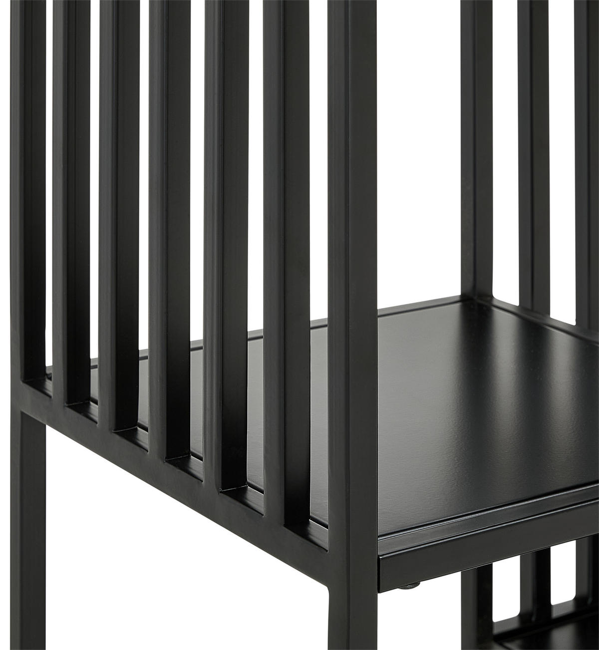 REGAL Schwarz  - Schwarz, Design, Metall (80/190/30cm) - Livetastic
