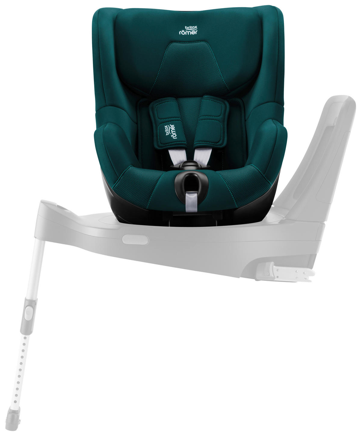 REBOARDER-KINDERSITZ DUALFIX 5Z  - Jadegrün, Basics, Textil (44/48/74cm) - Britax Römer