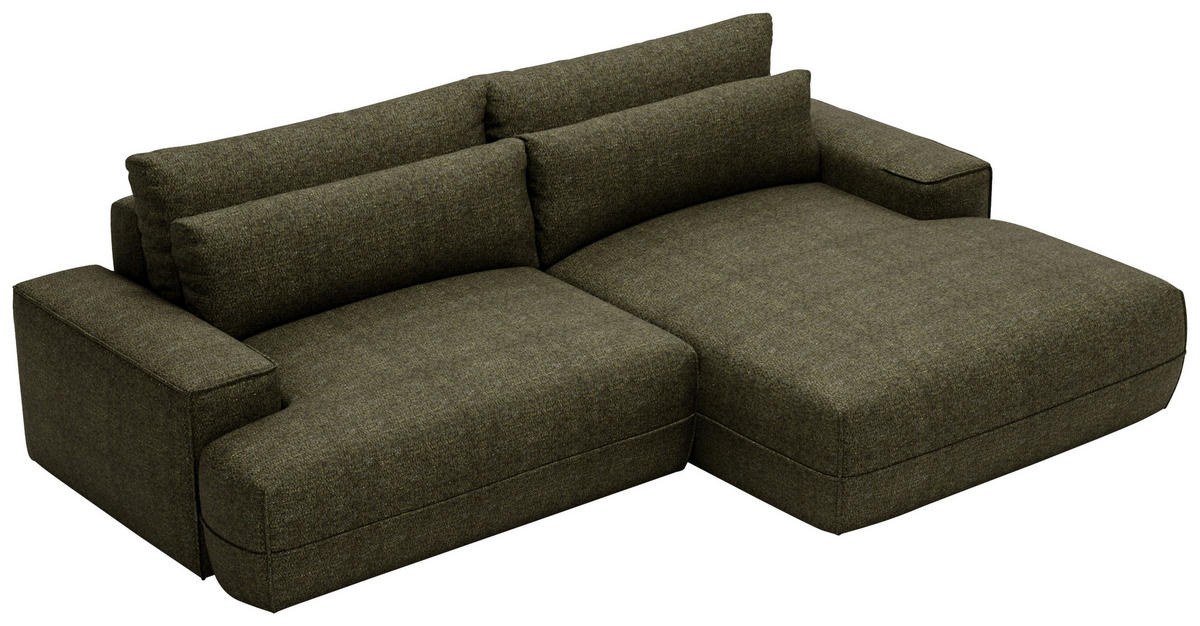 Freisteller von Livetastic ECKSOFA Grün Struktur.