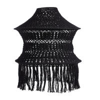 LEUCHTENSCHIRM - Schwarz, Trend, Textil (40/50cm)