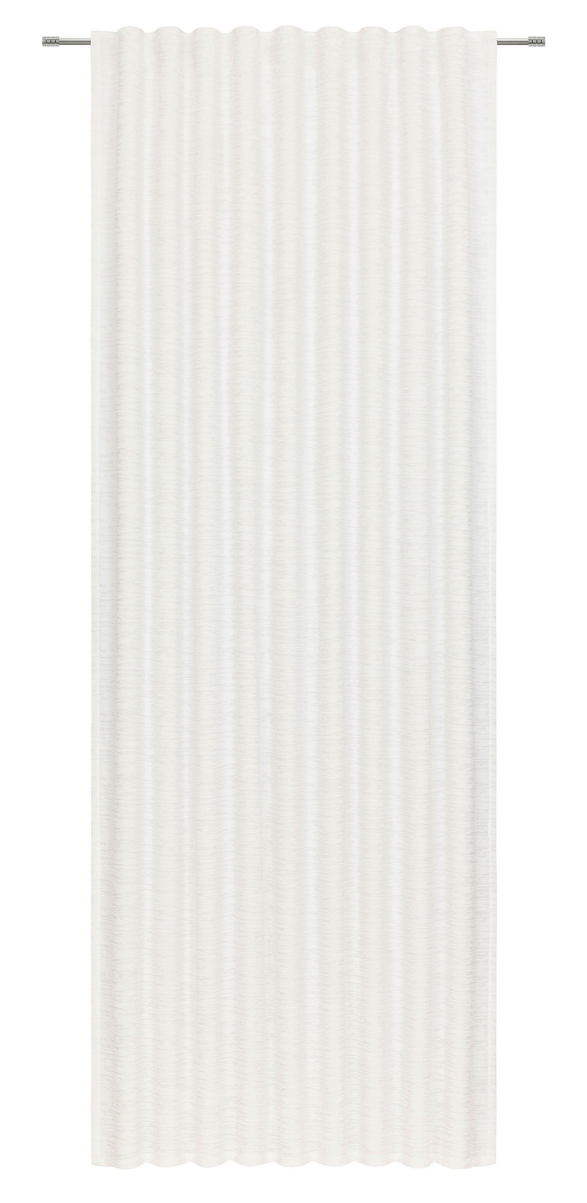 HOTOVÝ ZÁVĚS, neprůsvitné, 140/245 cm - bílá, Design, textil (140/245cm) - Esposa