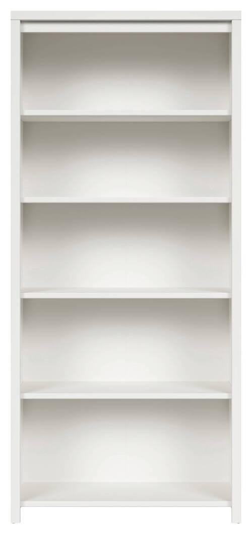 REGAL bijela, hrast Sonoma  drvni materijal  - bijela/crna, Design, drvni materijal/plastika (90/200,5/40,5cm)