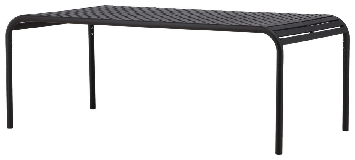 GARTENTISCH Metall Anthrazit rechteckig  - Anthrazit, Basics, Metall (200/100/75cm) - Gardenson