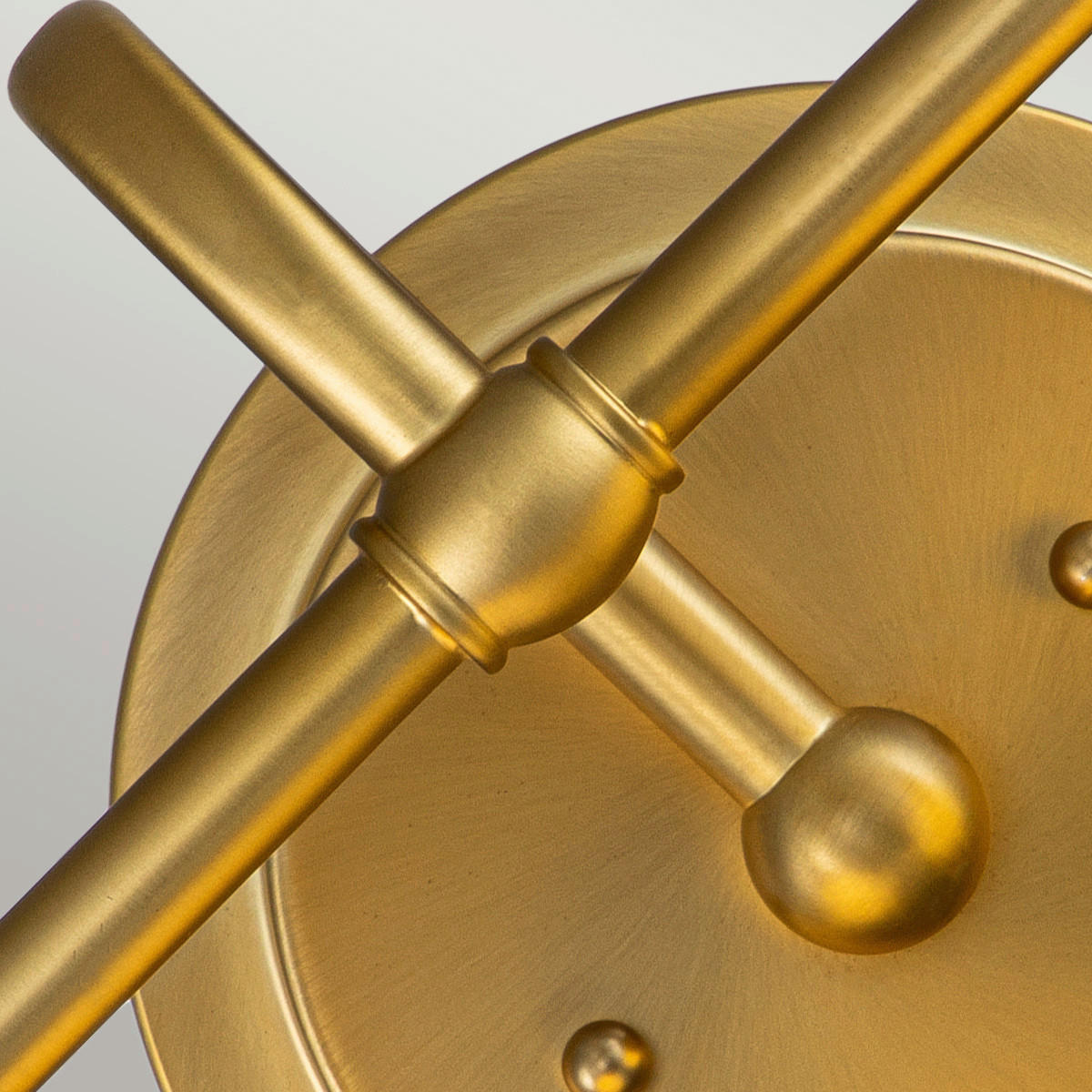 BADEZIMMER-WANDLEUCHTE Elstead Ainsley 40.6 /20,6/23,1 cm   - Messingfarben, KONVENTIONELL, Glas/Metall (40.6 /20,6/23,1cm) - Elstead Lighting