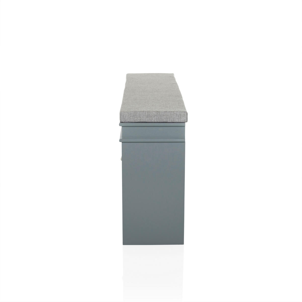 SCHUHSCHRANK  in  - Silberfarben/Grau, MODERN, Holzwerkstoff/Metall (104/52/24cm) - MID.YOU
