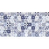 OUTDOORTEPPICH 70/140 cm Blau, Weiß  - Blau/Weiß, LIFESTYLE, Kunststoff (70/140cm)
