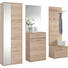 SCHUHSCHRANK Eichefarben - Eichefarben/Silberfarben, KONVENTIONELL, Holzwerkstoff/Kunststoff (65/101/36cm) - Boxxx SCHUHSCHRANK Eichefarben - Eichefarben/Silberfarben, KONVENTIONELL, Holzwerkstoff/Kunststoff (65/101/36cm) - Boxxx
