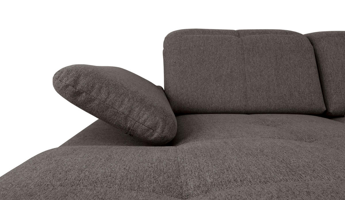 WOHNLANDSCHAFT Grau  - Grau, Design, Textil/Metall (173/328/215cm) - MID.YOU