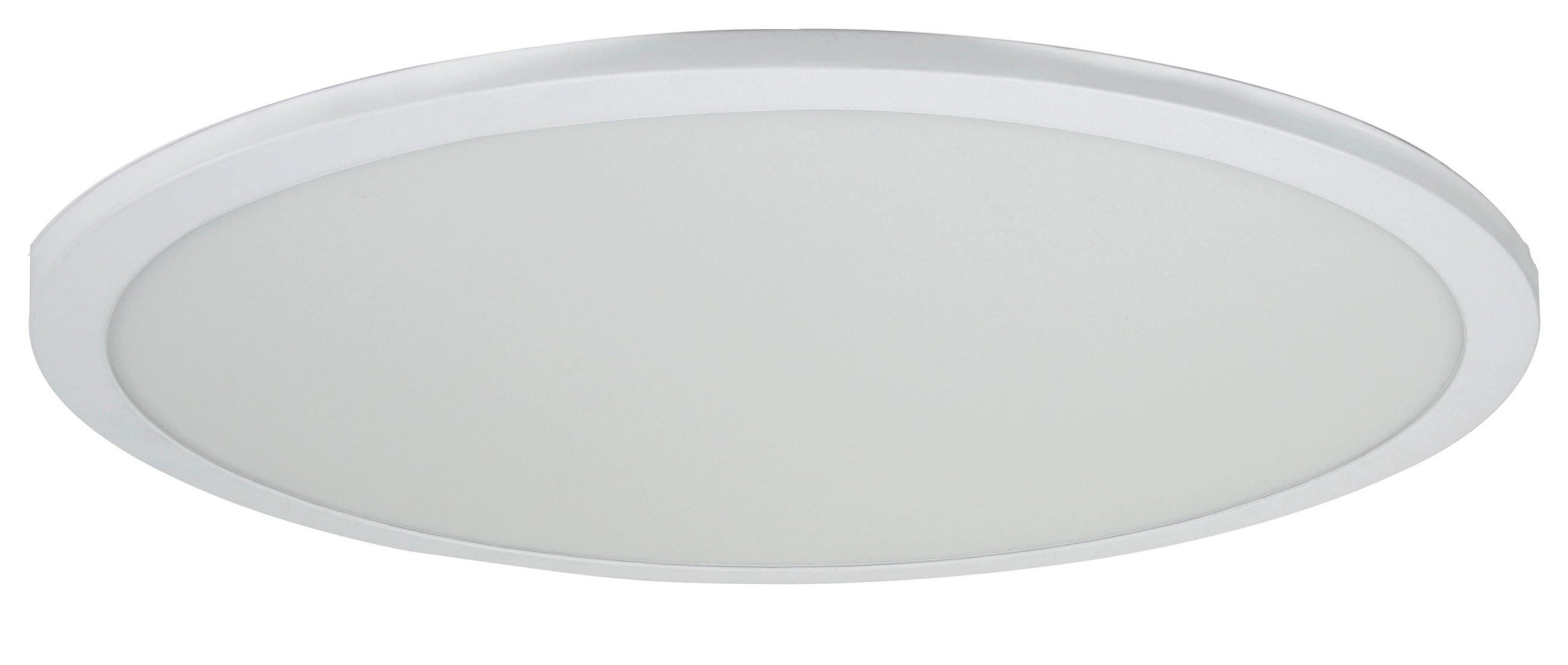 LED-DECKENLEUCHTE Panel Round 60/1,5 cm   - Weiß, Basics, Kunststoff/Metall (60/1,5cm)