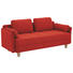 LIEGE in Textil Rot - Rot, Design, Holz/Textil (220/98/96cm) - Joka LIEGE in Textil Rot - Rot, Design, Holz/Textil (220/98/96cm) - Joka
