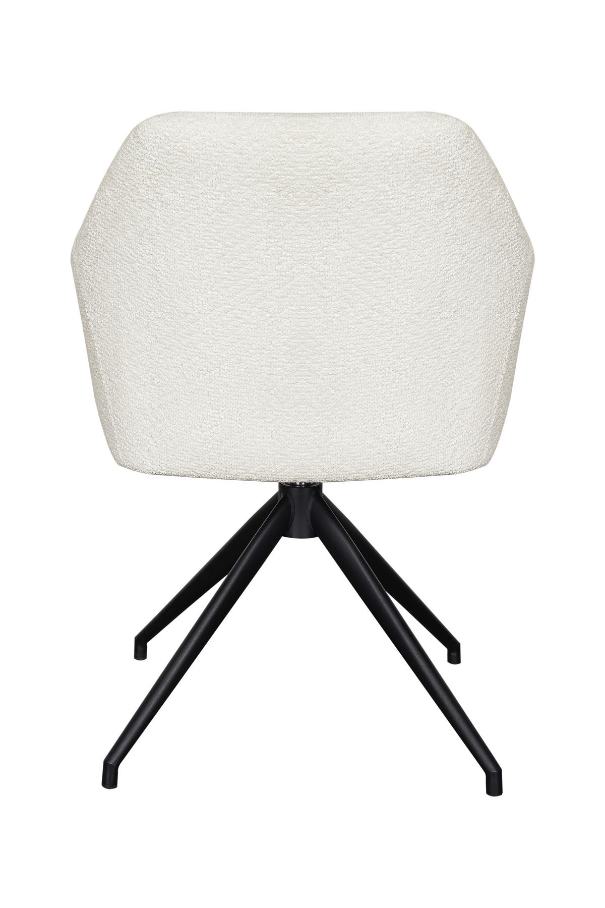 NASLANJAČ, kovina, tekstil krem barve, črna  - črna/krem barve, Design, kovina/tekstil (60/81/62cm) - Stylife