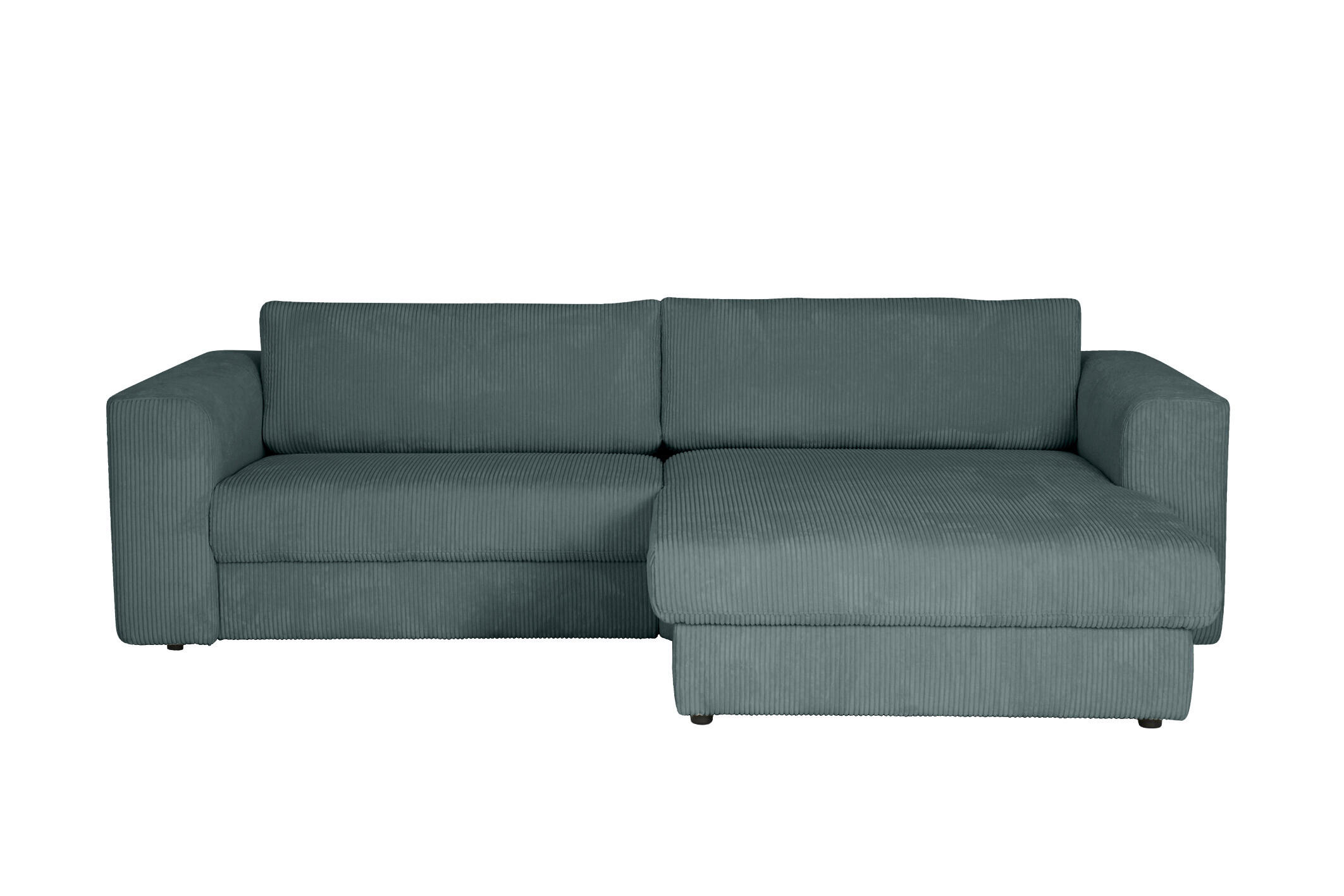 ECKSOFA JOOP Petrol Cord  - Petrol/Schwarz, KONVENTIONELL, Kunststoff/Textil (269/192cm) - Joop!