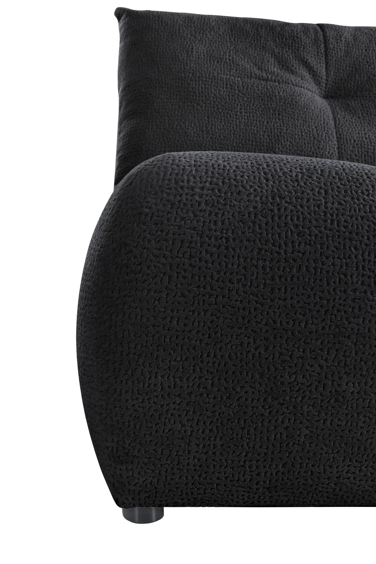 SCHLAFSOFA  mit Bettkasten erhältlich, Bettfunktion erhältlich Struktur Schwarz  - Creme/Schwarz, Design, Holz/Textil (209/100/103cm) - MID.YOU