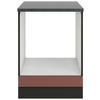 HERDUMBAUSCHRANK 60/84,8/60 cm  in Rotbraun  - Rotbraun/Anthrazit, Basics, Holzwerkstoff (60/84,8/60cm) - Optifit