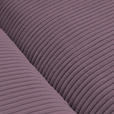 BIGSOFA in Cord Lila  - Lila/Schwarz, Design, Kunststoff/Textil (260/90/140cm) - Ambia Home
