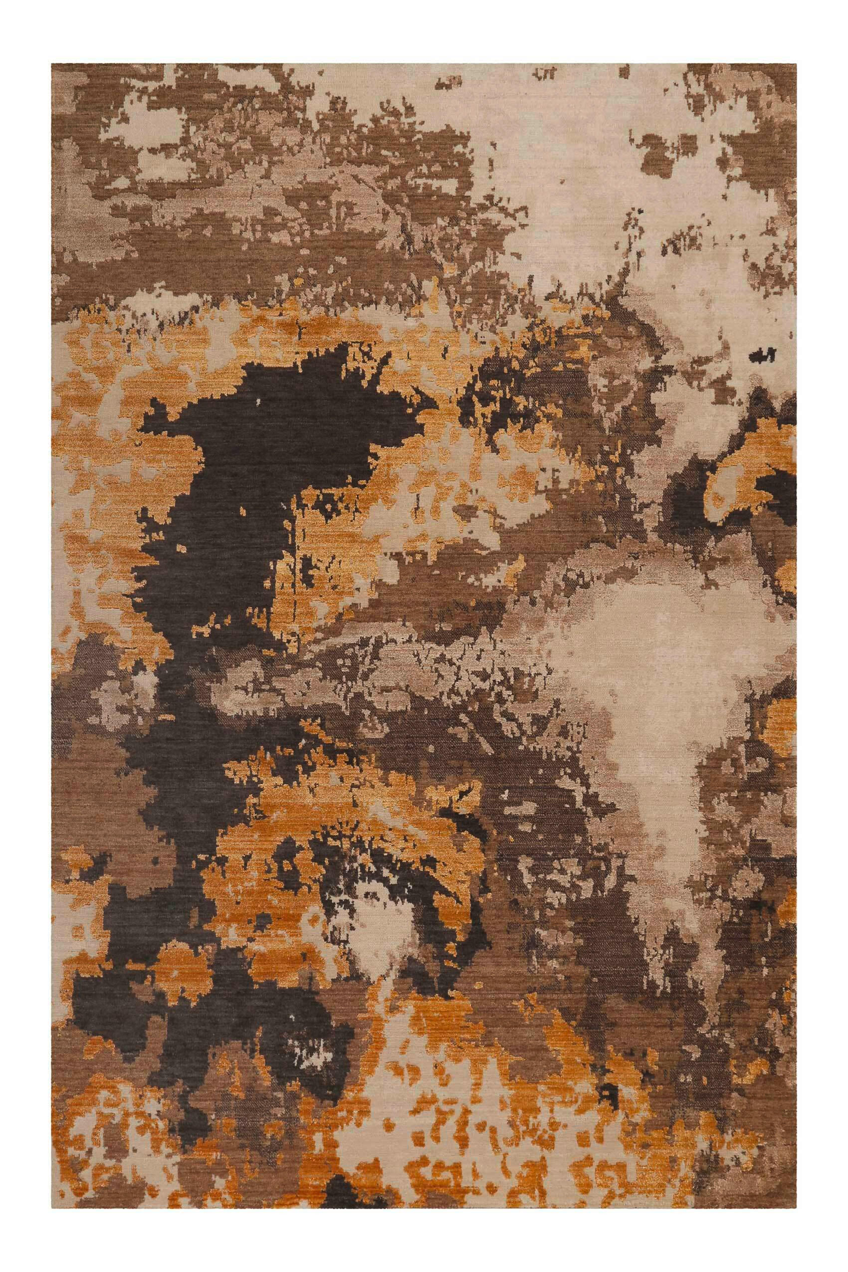 FLACHWEBETEPPICH 200/300 cm Esprit Schwarz, Goldfarben, Beige  - Beige/Goldfarben, Design, Textil (200/300cm) - Esprit
