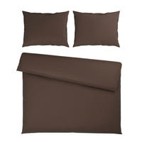 BETTWÄSCHE 200/200 cm  - Braun, Basics, Textil (200/200cm) - Bio:Vio