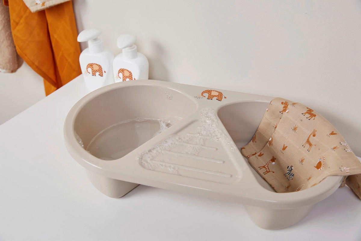 WASCHSCHÜSSEL Steppe  - Taupe, Basics, Kunststoff (40/22.5/9cm) - Bebe Jou