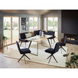 ECKBANK 203/163 cm  in Schwarz, Eichefarben  - Eichefarben/Schwarz, Design, Holz/Textil (203/163cm) - Voleo