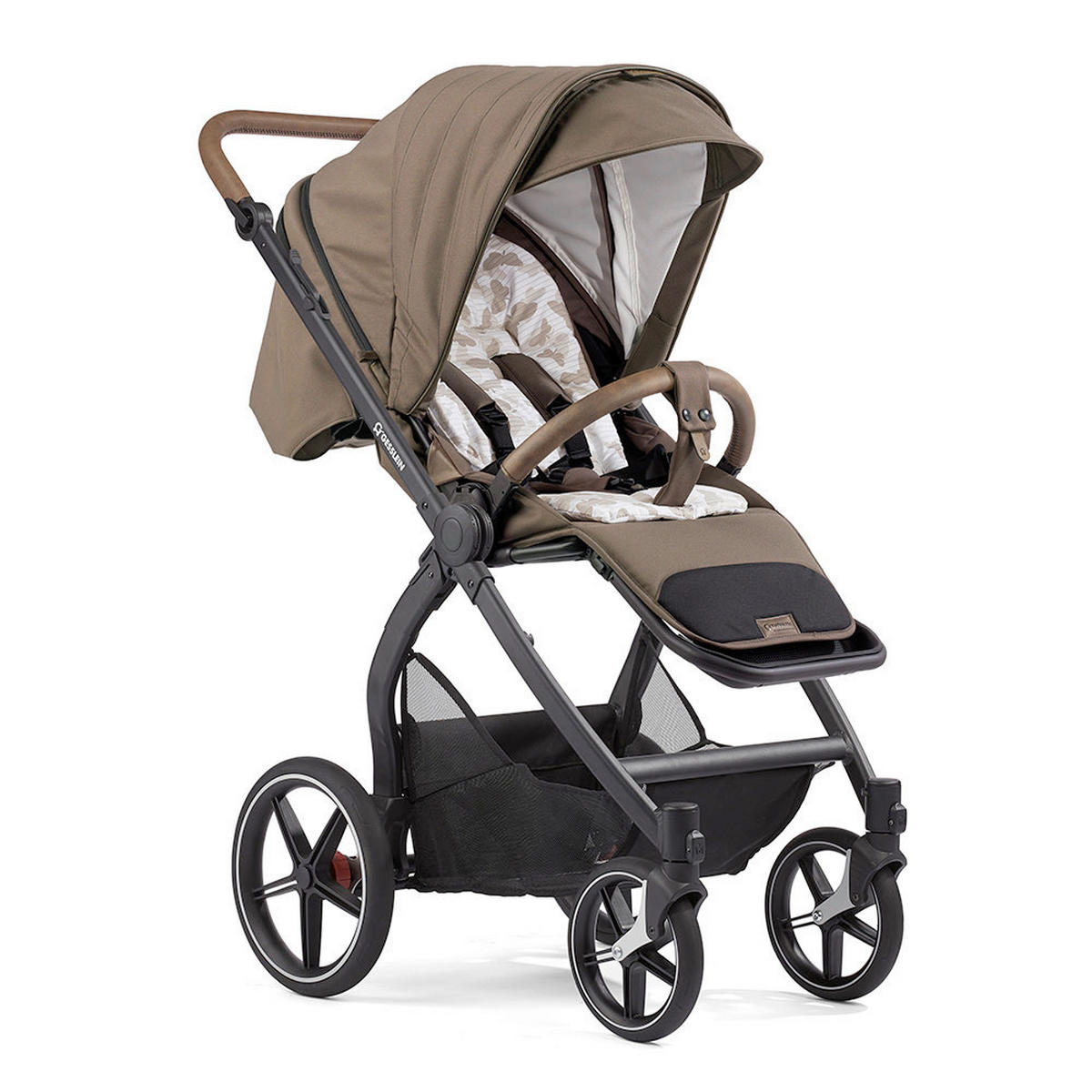 KOMBIKINDERWAGEN FX4 Swing Set  - Beige/Creme, Basics, Textil (100/55/130cm) - Gesslein