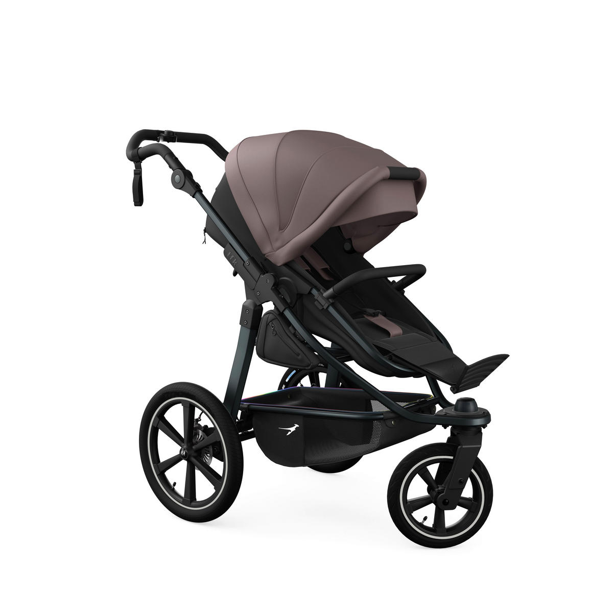 KOMBIKINDERWAGEN  tfk pro 2-in-1 Kombikinderwagen  braun  - Anthrazit/Braun, Basics, Textil/Metall (66/118/110cm) - TFK